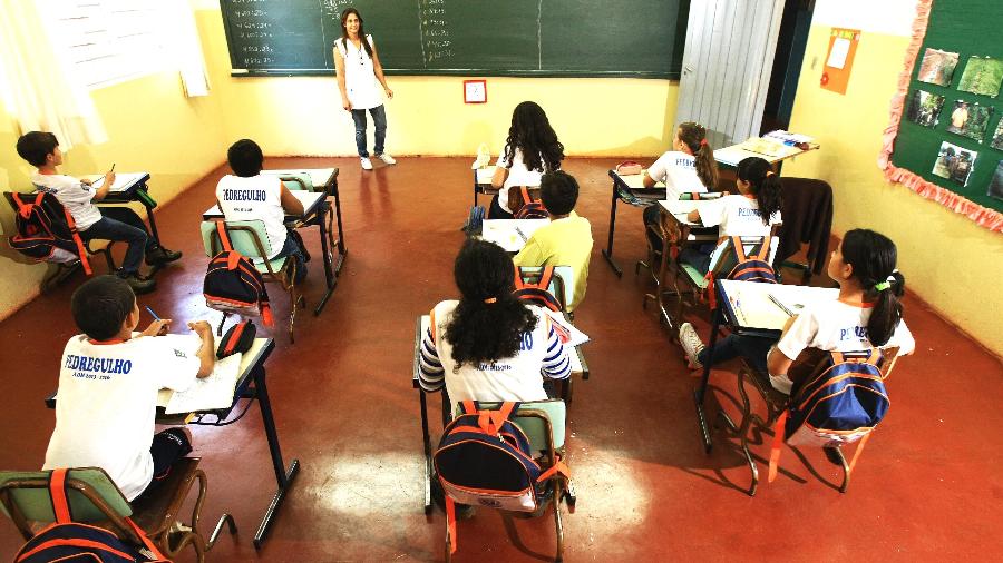 Emeb (Escola Municipal de Educação Básica) da Fazenda Tapari, em Pedregulho (SP) - Edson Silva/Folhapress