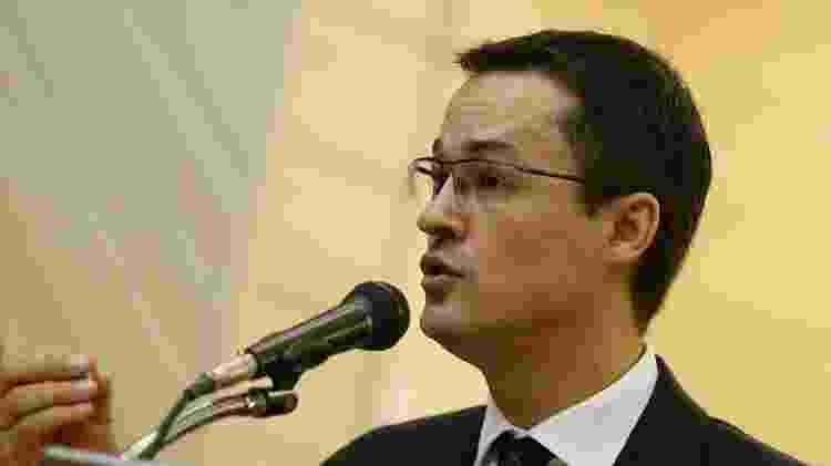 07.mai.2018 - Deltan Dallagnol participa de seminário em Brasília - Tomaz Silva/Agência Brasil 