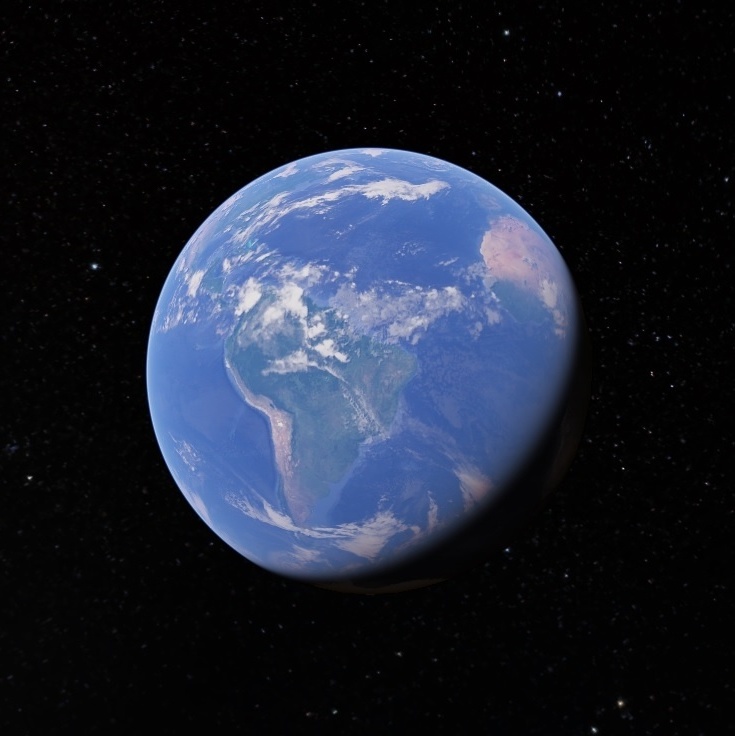 Posso ver imagens no Google Earth em tempo real?