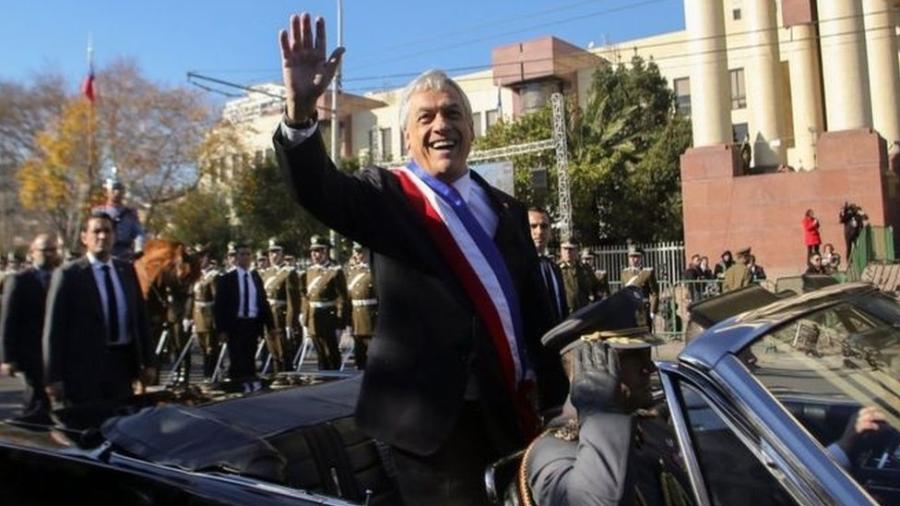Após protestos, Piñera anunciou entre outras medidas a intenção de seu governo de reduzir o salário dos parlamentares - Getty Images