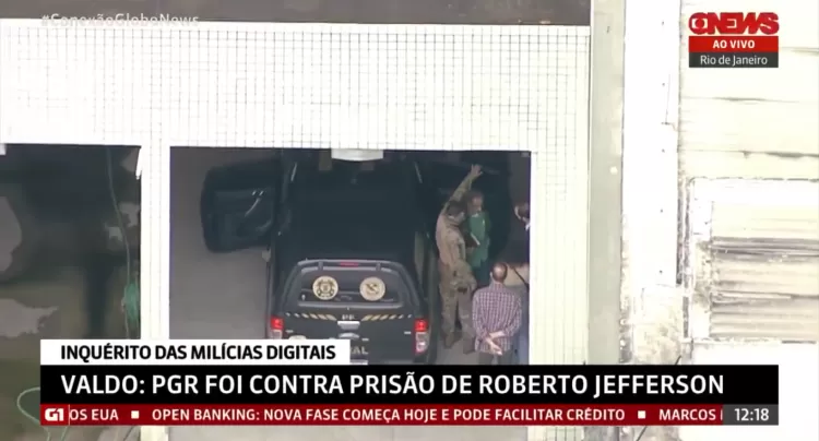 Ex-deputado Roberto Jefferson - Reprodução/GloboNews - Reprodução/GloboNews