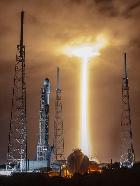 Lançamento da missão Crew-3 da SpaceX - Divulgação/SpaceX/Twitter
