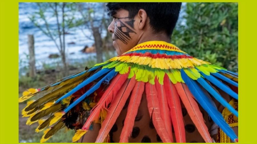 Indígena da etnia Haliti-Paresi, da Terra Indígena Utiariti, no Mato Grosso. A demarcação não é uma concessão, mas um direito assegurado pela Constituição - Reprodução/Funai