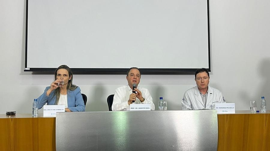 Equipe médica que operou o presidente Lula
