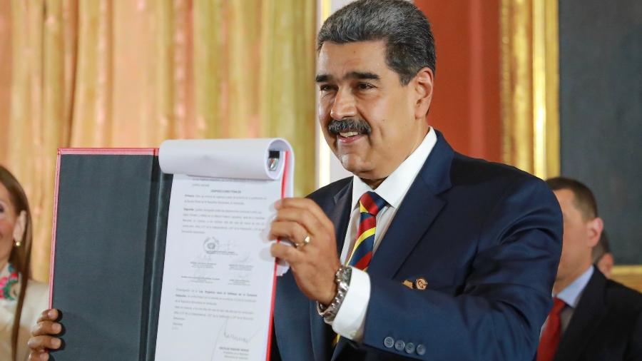 Maduro promulga criação de província venezuelana na Guiana - Reprodução/X/NicolasMaduro