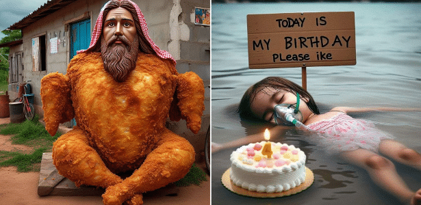 Por que Cristo em frango assado revive Teoria da Internet Morta no Facebook