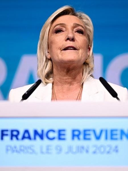 Marine Le Pen, líder da extrema direita francesa