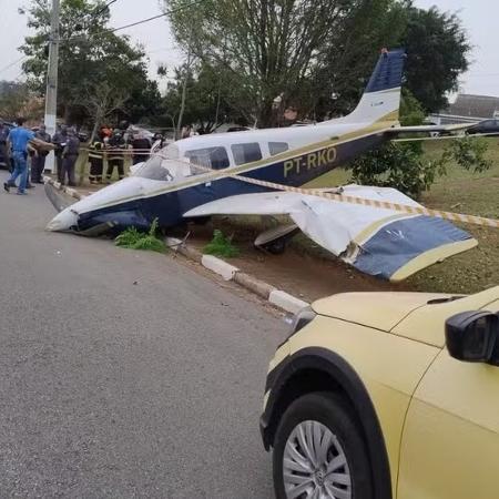 Piloto perdeu o freio 