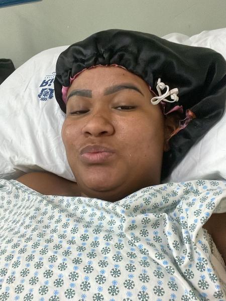 Luciene passou pelo procedimento em um hospital particular no Rio Luciene passou pelo procedimento em um hospital particular no Rio
