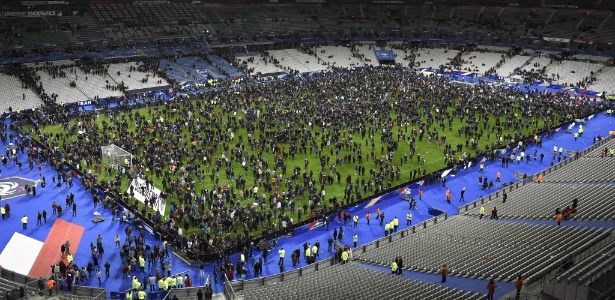 Stade de France foi um dos alvos do ataque terrorista em Paris em 13 de novembro de 2015 - Franck Fife/AFP