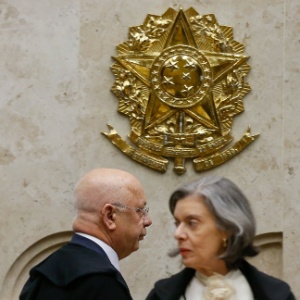 Ministra Cármen Lúcia e o ministro Teori Zavascki em sessão do STF - Pedro Ladeira - 27.out.2016/Folhapress
