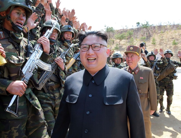 O líder norte-coreano Kim Jong-un - AFP/KCNA VIA KNS