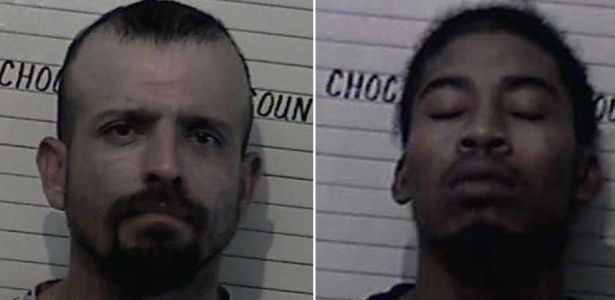 Os dois detentos fugiram de uma penitenciária para visitar a namorada e fumar maconha - Reprodução/Facebook Crimes & Arrest - Choctaw Co.
