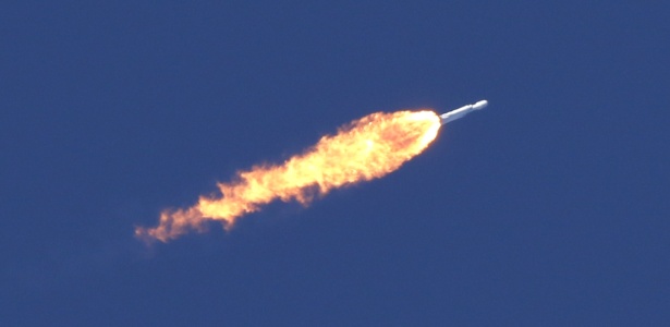 O foguete Falcon Heavy, da SpaceX - Thom Baurs/Reuters