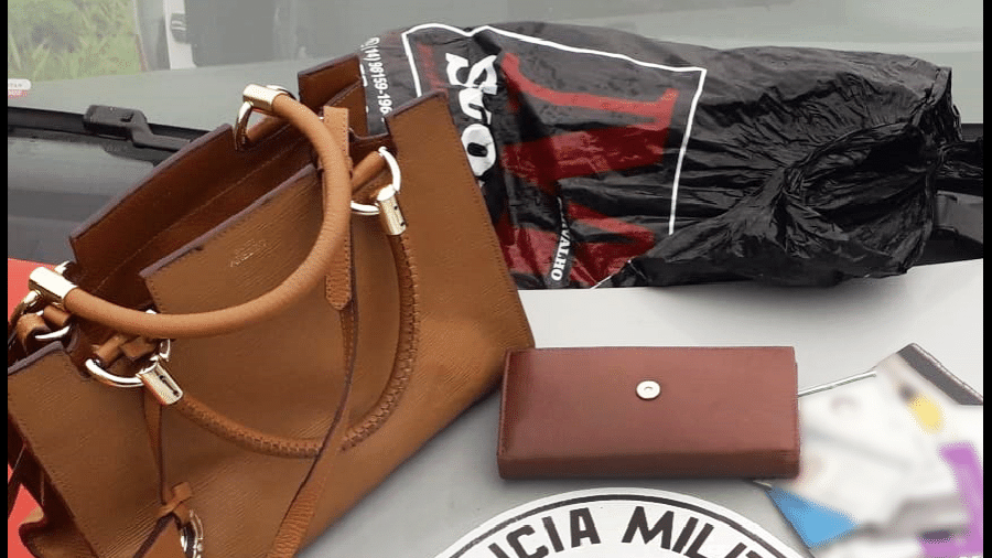 Criminoso que estendeu saidinha do Natal roubou uma bolsa no município de Garça, em São Paulo - Divulgação/PM