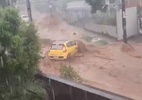 Chuva forte causa estragos e arrasta carros em Belo Horizonte - Reprodução