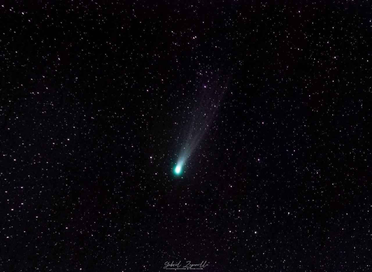 Imagen del cometa Leonard tomada por Gabriel Zaparoli - Torres / RS - Gabriel Zaparoli - Torres / RS