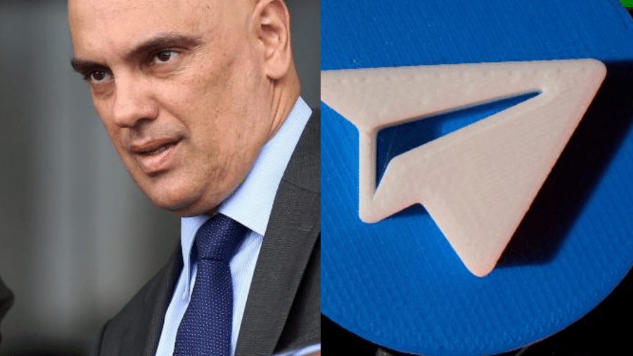 Moraes começou bem sua decisão contra Telegram e terminou mal ao exigir adesão à publicação de texto da sua lavra - Adriano Machado/Reuters e Dado Ruvik/Reuters