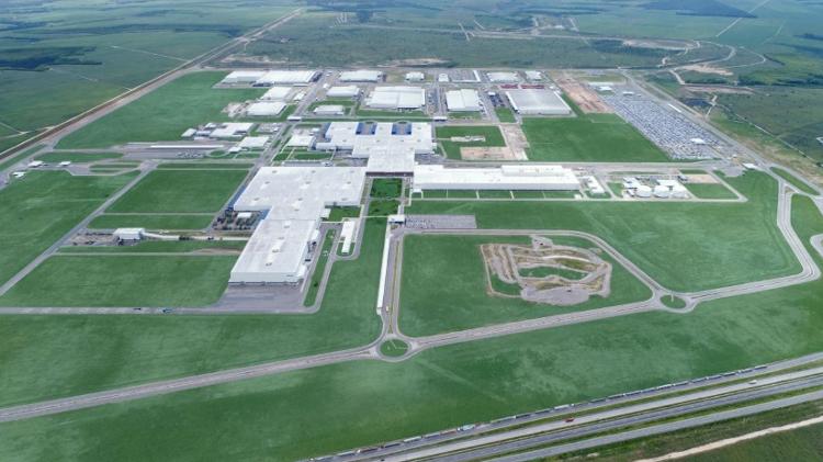 Planta da unidade da Stellantis em Goiana (PE) e onde se fabricam SUVs da Jeep