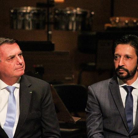 Jair Bolsonaro e do prefeito Ricardo Nunes em evento para homenagear a ex-primeira dama Michelle Bolsonaro