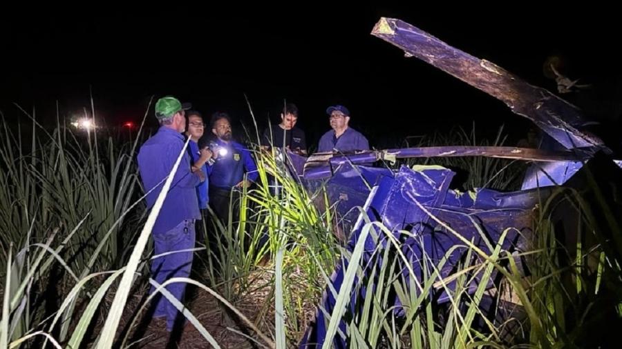 Piloto de avião que caiu em Serranópolis (GO) morreu - Polícia Científica de Goiás