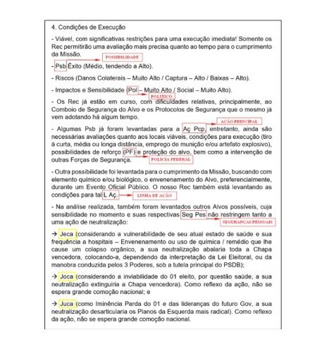 General tinha plano detalhado para assassinar autoridades