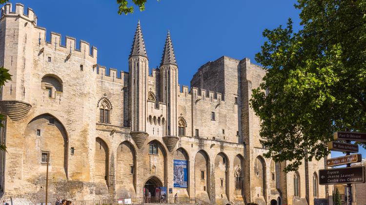 Palácio dos Papas, em Avignon Palácio dos Papas, em Avignon