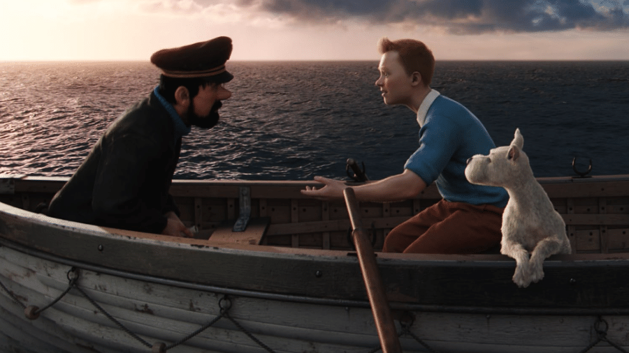Jamie Bell e Andy Serkis em "As Aventuras de Tintim" (2011) Jamie Bell e Andy Serkis em "As Aventuras de Tintim" (2011)