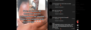 Entregador tirou uma foto minha ao entregar pacote; pode isso? (Foto: Reprodução/TikTok/@paloma_cristina52)