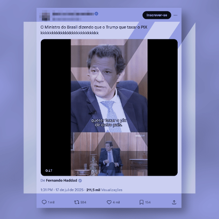 29.jul.2025 - Políticos do governo e da oposição publicaram diferentes versões nas redes sociais sobre uma investigação dos Estados Unidos a respeito de práticas comerciais brasileiras. 29.jul.2025 - Políticos do governo e da oposição publicaram diferentes versões nas redes sociais sobre uma investigação dos Estados Unidos a respeito de práticas comerciais brasileiras.