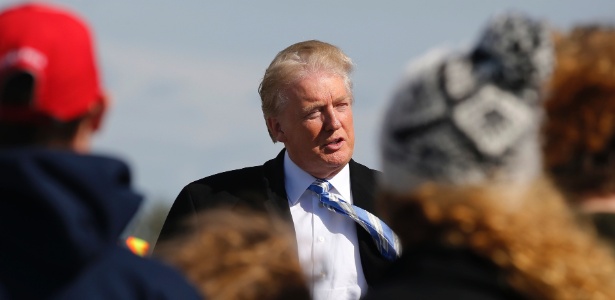 Donald Trump durante um comício na cidade histórica de Gettysburg, na Pensilvânia - Jonathan Ernst/Reuters