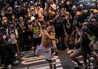 Polícia de Hong Kong, que já foi chamada de "melhor da Ásia", agora é foco de raiva - AFP