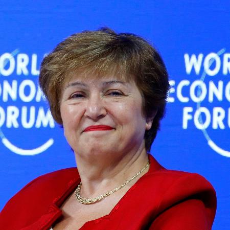 25.jan.2019 - Kristalina Georgieva, presidente do Banco Mundial participa de painel no Fórum Econômico Mundial, em Davos (Suíça) - Arnd Wiegmann/Reuters