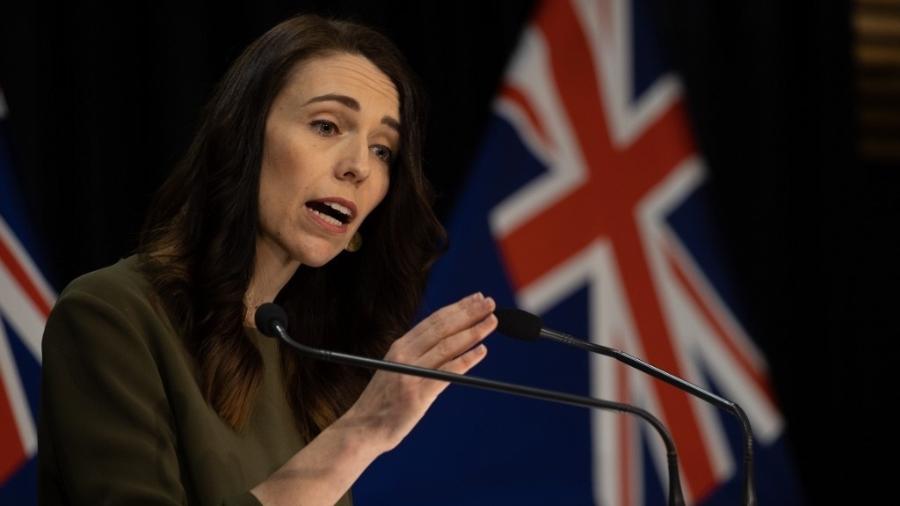 A primeira-ministra da Nova Zelândia, Jacinda Ardern - Marty Melville/AFP