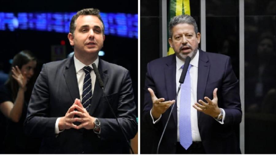 Rodrigo Pacheco, novo presidente do Senado, e Arthur Lira, novo presidente da Câmara. Uma Casa tende a uma relativa paz; a outra, por ora, parece que caminha para a guerra - Marcos Oliveira/Agência Senado; Luis Macedo/Câmara dos Deputados