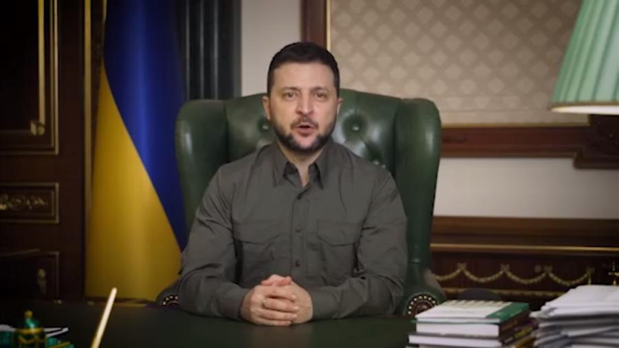 Presidente da Ucrânia Volodymyr Zelensky - Reprodução/Telegram