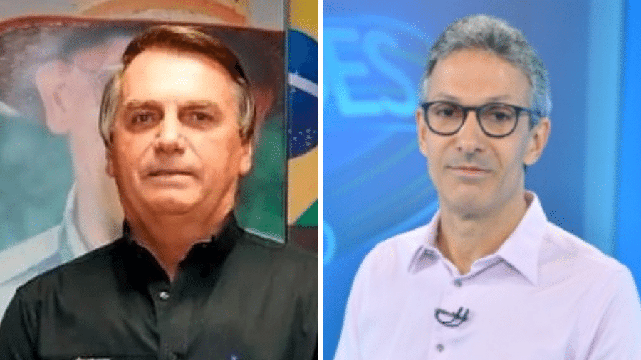 O presidente Jair Bolsonaro (PL) e o governador de MG Romeu Zema (Novo) - Reprodução/João Godinho/O Tempo/Estadão Conteúdo