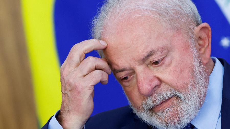 10.mar.23 - Presidente Lula durante cerimônia no Palácio do Planalto - 10.mar.23 - Adriano Machado/Reuters