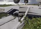 Avião com 450 kg de cocaína cai em Mato Grosso; piloto foge - Reprodução