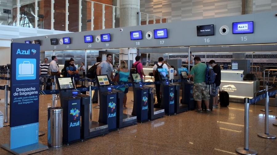 Guichês da Azul no Aeroporto Internacional de Viracopos