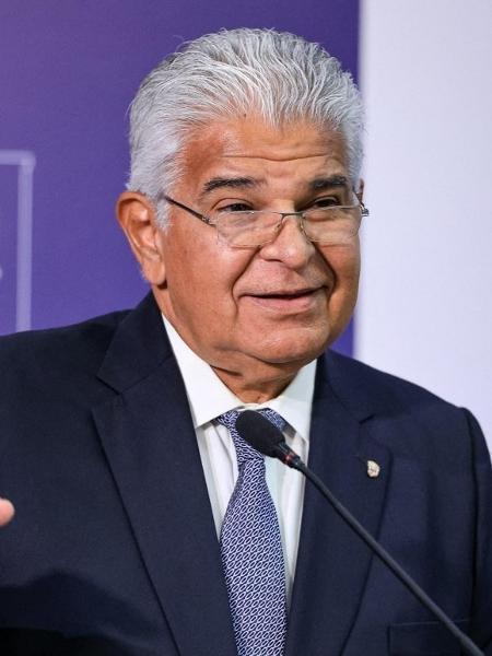 O presidente da Nicarágua, José Raúl Mulino