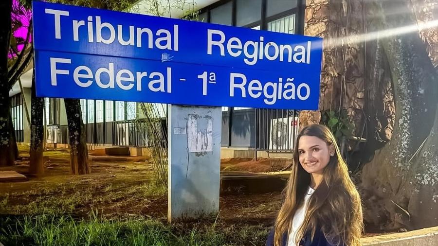 Luísa Militão já foi estagiária no TRF1 e agora volta como juíza - Reprodução/Instagram