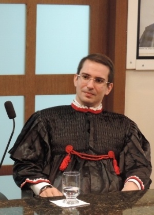O promotor Eduardo Rocha durante a sua posse no Ministério Público do Piauí - Ministério Público do Piauí