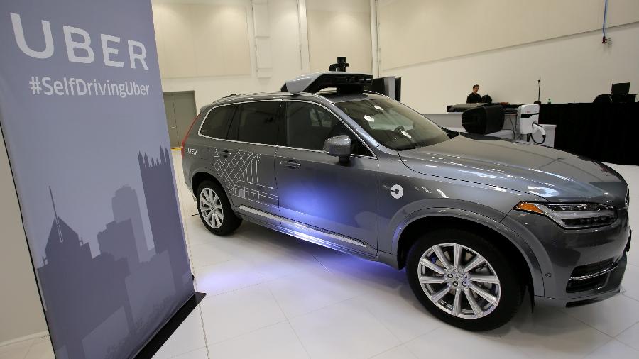 Volvo XC90, o carro autônomo da Uber que atropelou e matou pedestre no Arizona - Aaron Josefczyk/Reuters