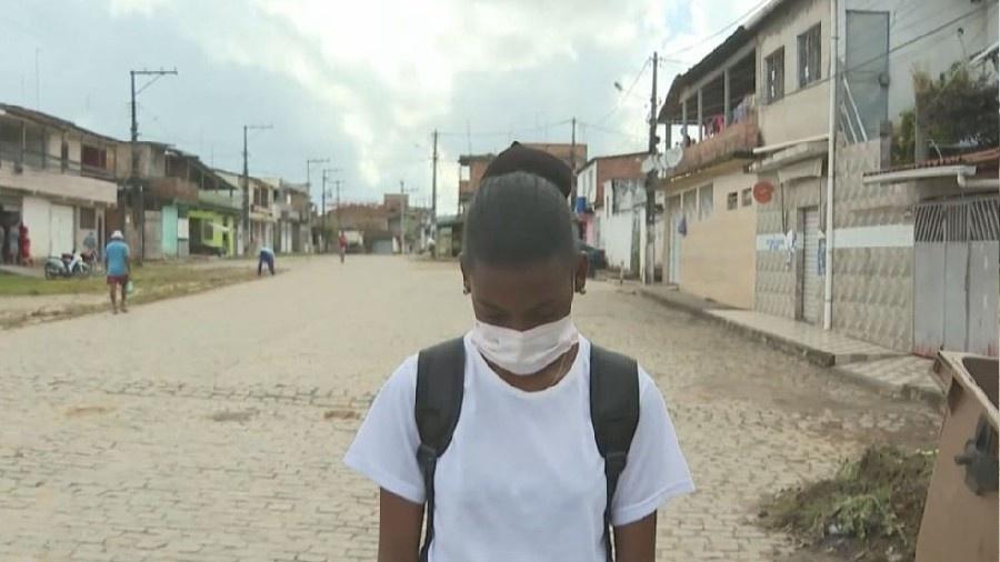 Monique Tavares, estudante baiana vítima de injúria racial em colégio militar - Reprodução/TV Bahia