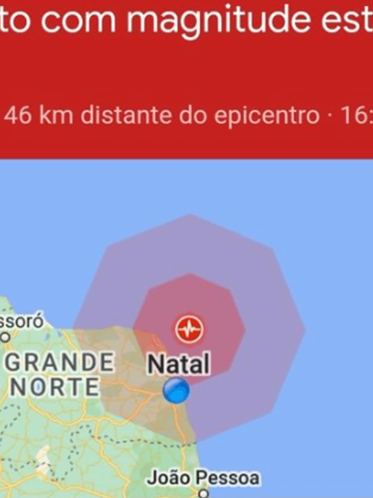 Tremores de terra no RN geram comoção na web: 'Estamos na Califórnia?' Tremores de terra no RN geram comoção na web: 'Estamos na Califórnia?'