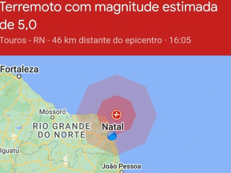 Tremores de terra no RN geram comoção na web: 'Estamos na Califórnia?' Tremores de terra no RN geram comoção na web: 'Estamos na Califórnia?'
