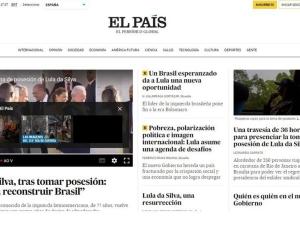 Schlagzeile von El País - Reproduktion/El País - Reproduktion/El País