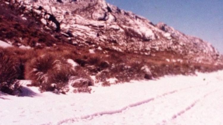 Nevasca de 1985 no parque de Itatiaia, em Resende (RJ)