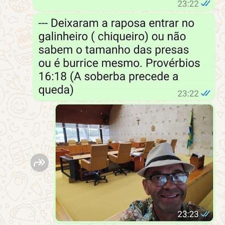 Ameaça de Francisco Wanderley Luiz sobre o STF feita antes das explosões em Brasília